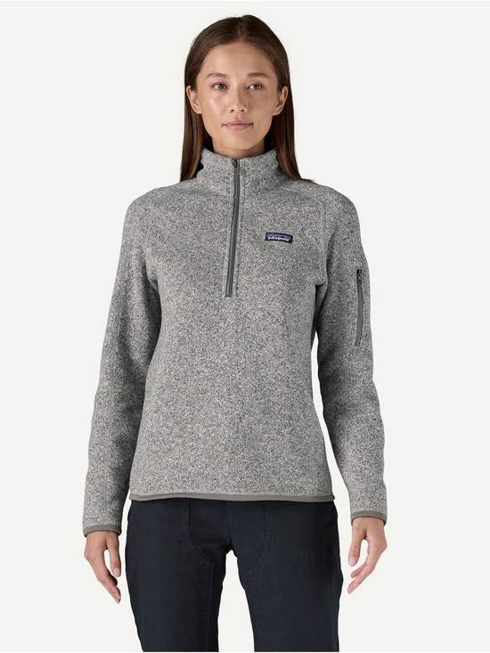 Patagonia Jackets & Blazers - Patagonia Women’s Better Sweater 1/4 Zip Fleece Pullover Birch White Medium